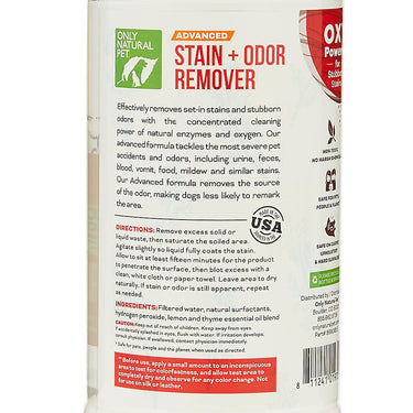 Only Natural Pet® Advanced Stain + Odor Remover - Lemon & Thyme Scent